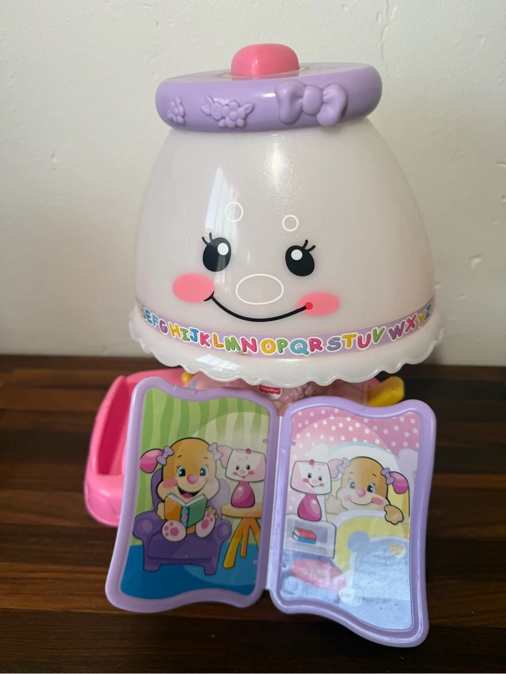 Interactive  Fisher-Price Purple Learning Lamp for Toddlers